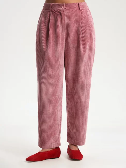 Брюки бананы из вельвета