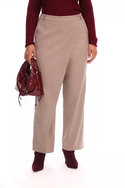 Брюки с боковым запахом