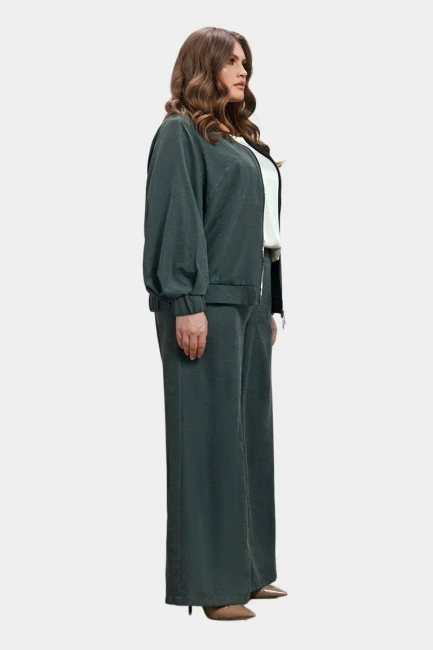 Брюки палаццо с тач-эффектом – фото – Plus Size 50–64 – Моно-Стиль