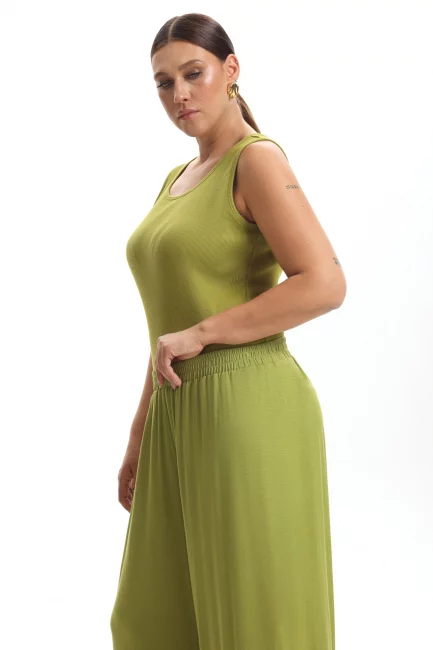 Топ в рубчик трикотаж