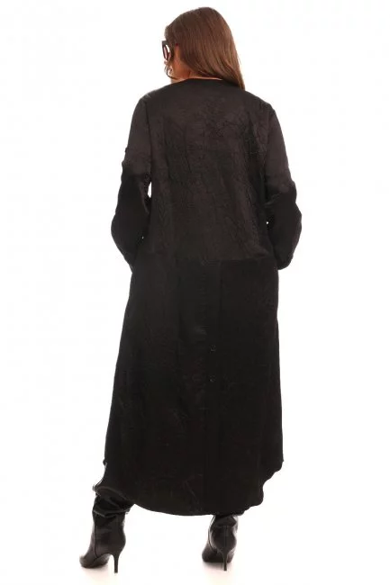 Платье из жатой смесовой вискозы с шелковым эффектом