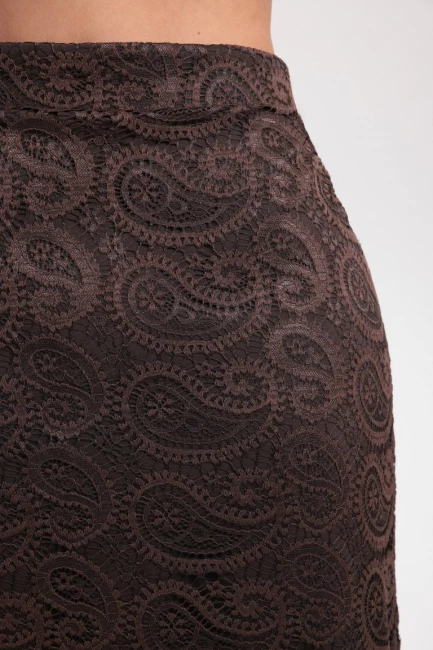 Юбка карандаш макси из кружева на подкладке – фото – Plus Size 50–64 – Моно-Стиль
