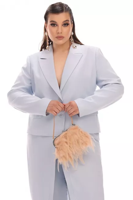 Жакет из легкой костюмной ткани