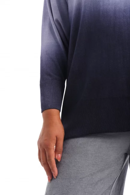 Джемпер из вискозы с эффектом деграде