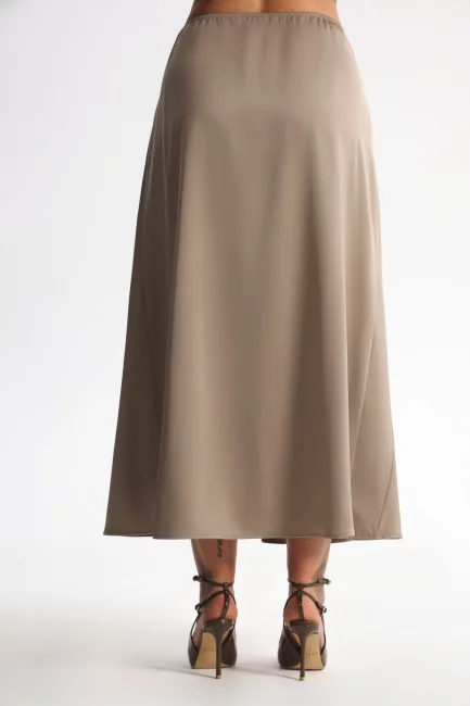 Юбка с боковыми клиньями из поливискозы