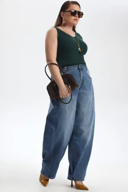 Топ из вязаной вискозы