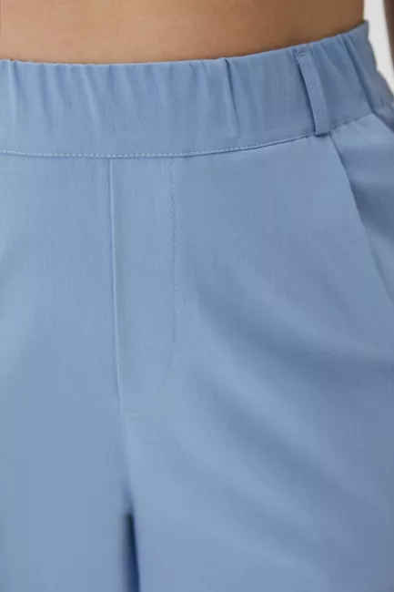 Брюки слаксы из хлопка