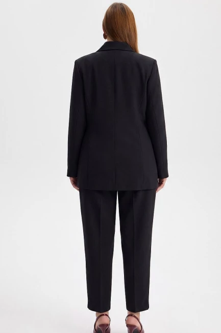 Брюки прямого кроя на молнии – фото – Plus Size 50–64 – Моно-Стиль
