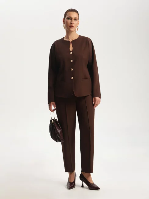 Брюки сигареты укороченной длины