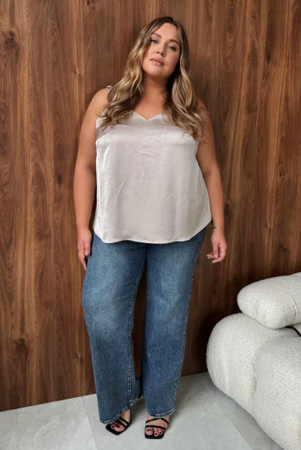 Топ Карла бежевый