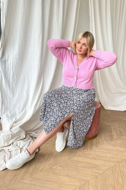 Кардиган Мини розовый