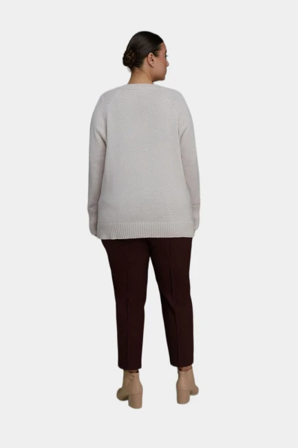 Брюки дудочки со стрелками – фото – Plus Size 50–64 – Моно-Стиль