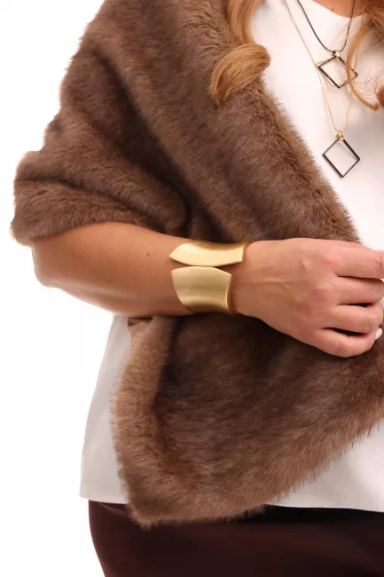 Ожерелье Квадраты золото