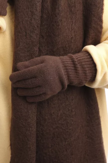 Перчатки с добавлением шерсти норки в ассортименте