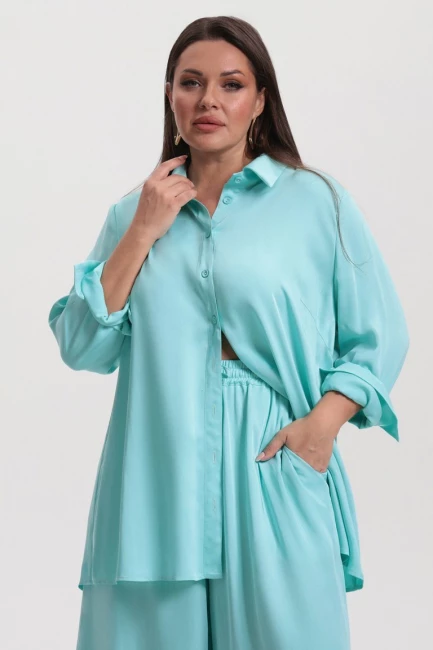 Блузка из вискозы – фото – Plus Size 50–64 – Моно-Стиль