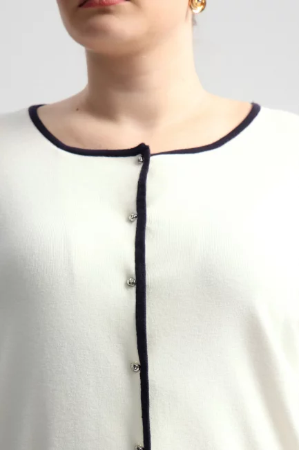 Вязаный жакет в стиле шанель