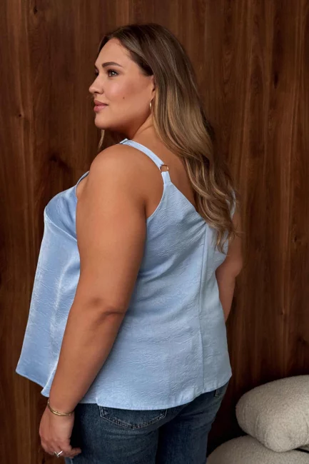 Топ Карла голубой