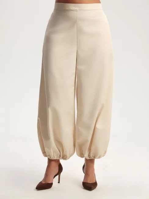 Брюки баллоны из смесового хлопка