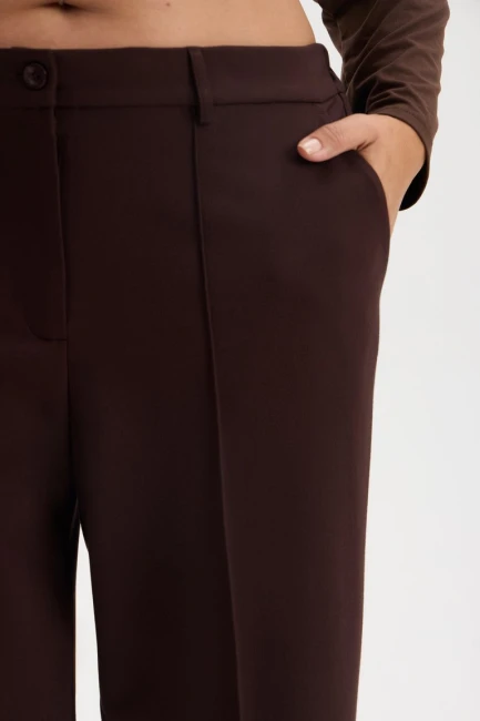 Брюки сигареты из джерси – фото – Plus Size 50–64 – Моно-Стиль