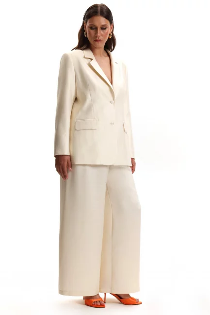 Жакет из ткани с золотым напылением