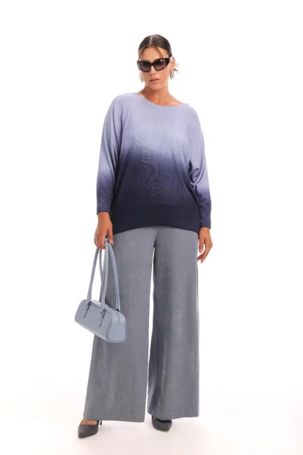 Джемпер из вискозы с эффектом деграде