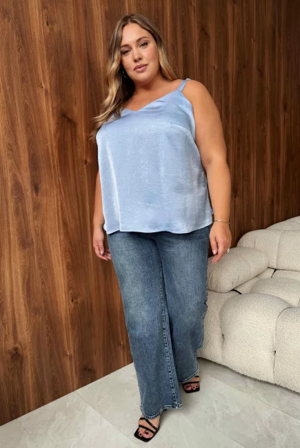 Топ Карла голубой