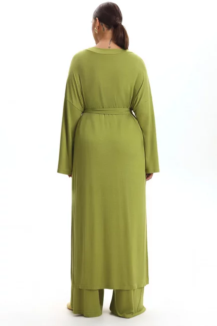 Кардиган накидка из модала с поясом