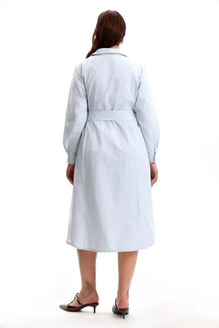 Платье рубашка с принтом райе