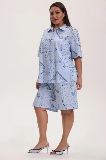 Шорты боксеры с принтом пейсли – фото – Plus Size 50–64 – Моно-Стиль
