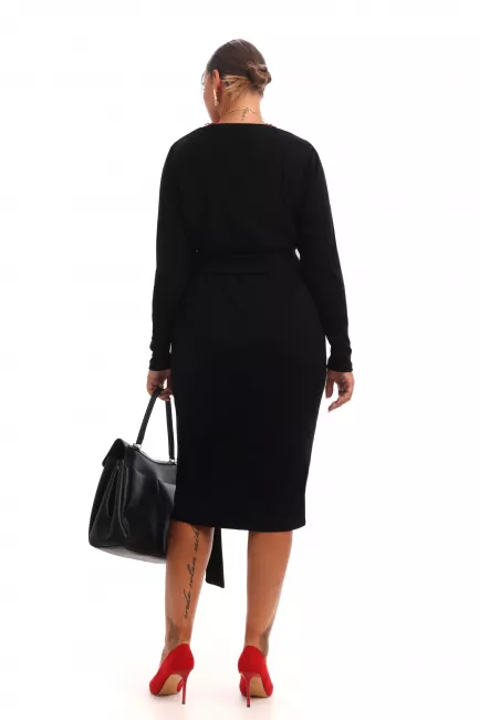 Платье лапша с треугольным вырезом