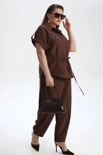 Рубашка в стиле сафари