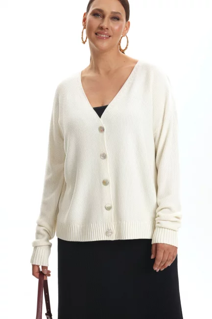 Кардиган из вискозы на пуговицах