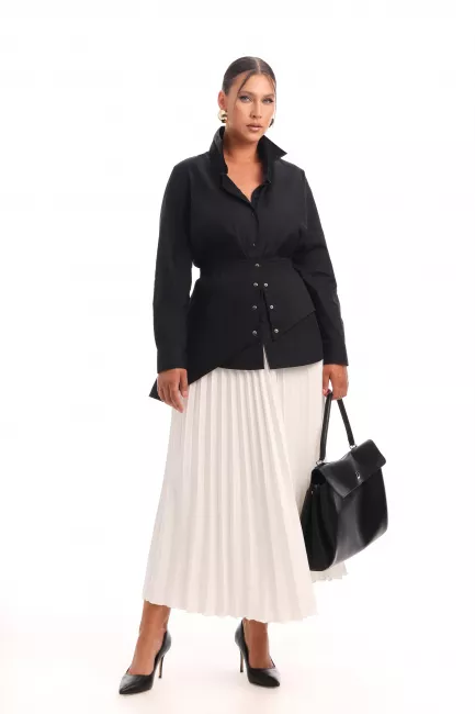 Рубашка regular черного цвета на рост 172