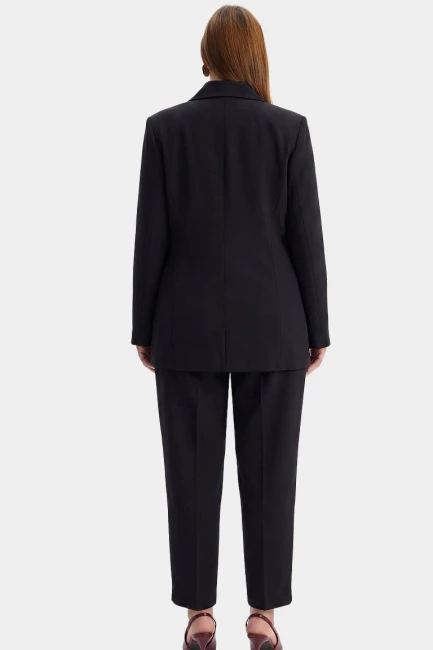 Брюки прямого кроя на молнии – фото – Plus Size 50–64 – Моно-Стиль