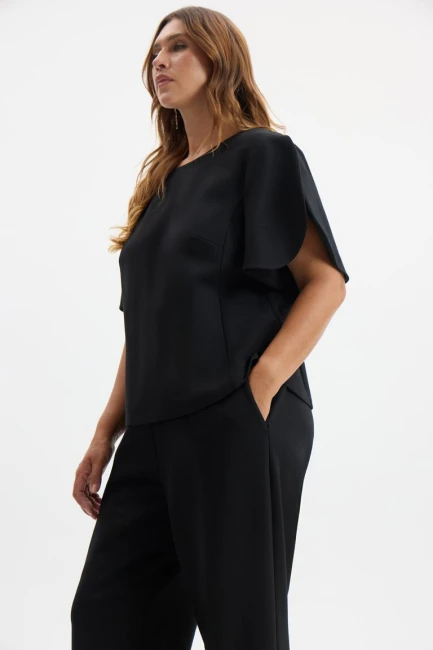 Блузка из джерси – фото – Plus Size 50–64 – Моно-Стиль