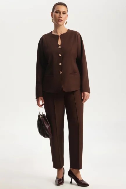 Брюки сигареты укороченной длины