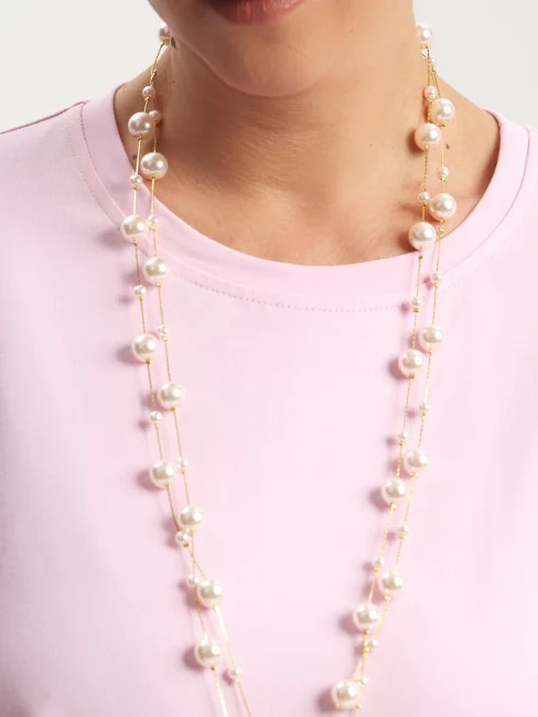 Ожерелье матовый жемчуг