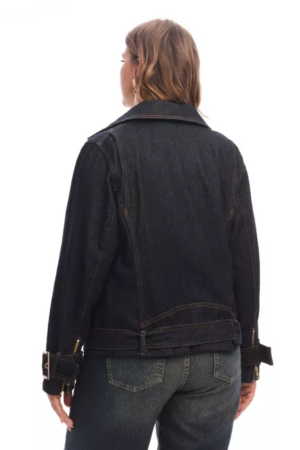 Косуха из денима на подкладке