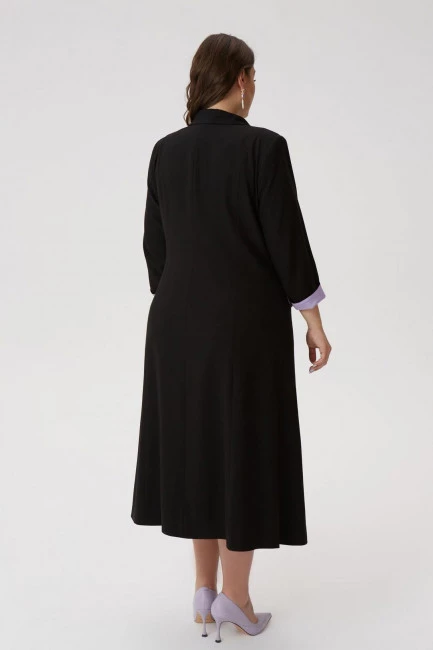 Платье пиджак двубортное на шелковой подкладке