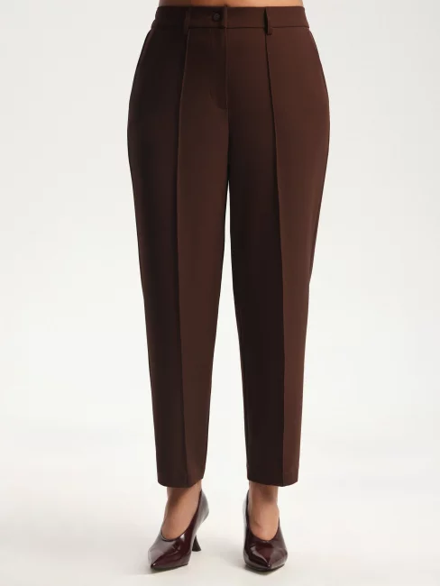 Брюки сигареты укороченной длины