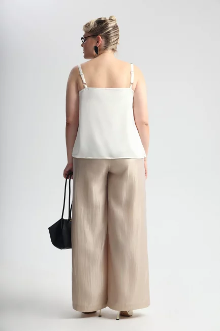 Широкие брюки из тенселя