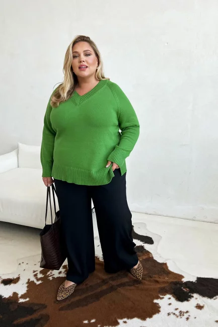 Джемпер Лима зеленый