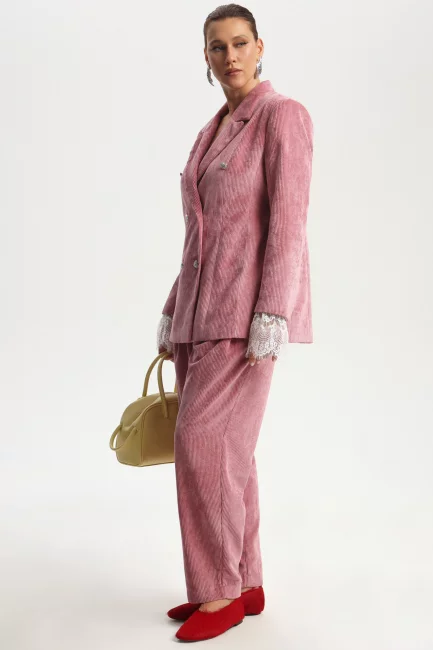 Брюки бананы из вельвета