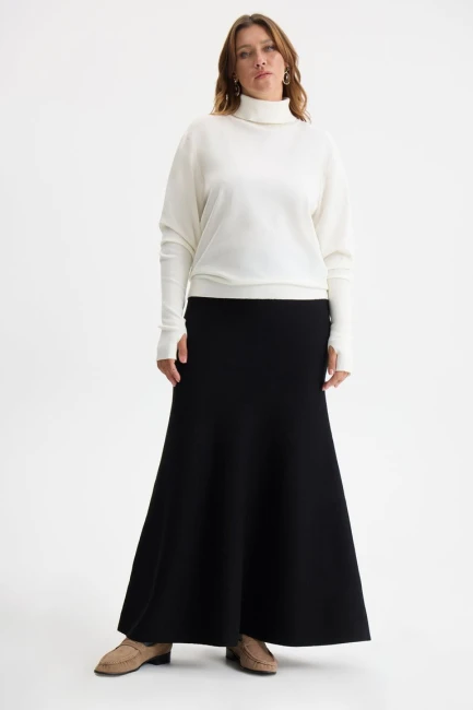 Бадлон с разрезом на горловине – фото – Plus Size 50–64 – Моно-Стиль