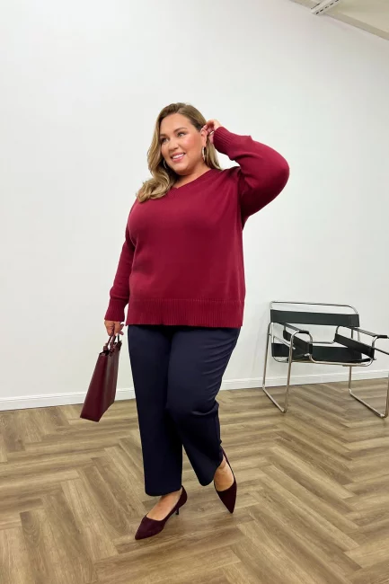 Джемпер Лима бордо