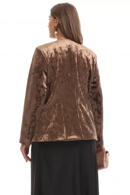 Юбка из поливискозы с кружевом и подкладкой