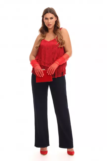 Темно-синие джинсы strаight с эффектом сырого денима