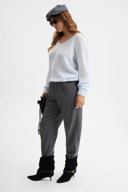 Пуловер из шерсти – фото – Plus Size 50–64 – Моно-Стиль