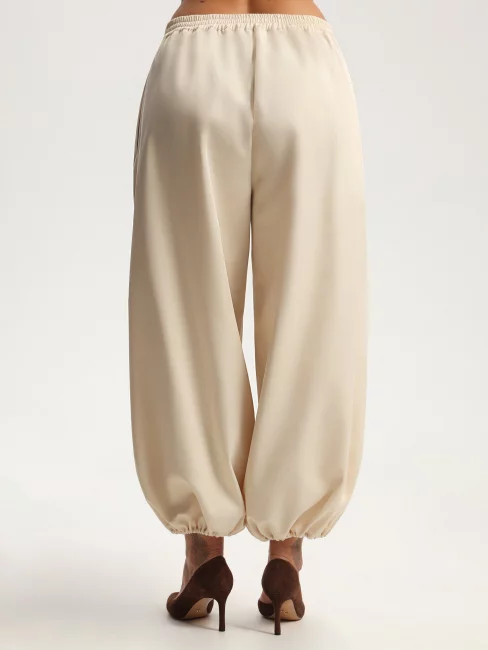 Брюки баллоны из смесового хлопка