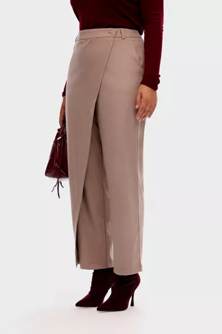 Брюки с боковым запахом